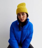 New Look Yellow Chunky Knit Beanie